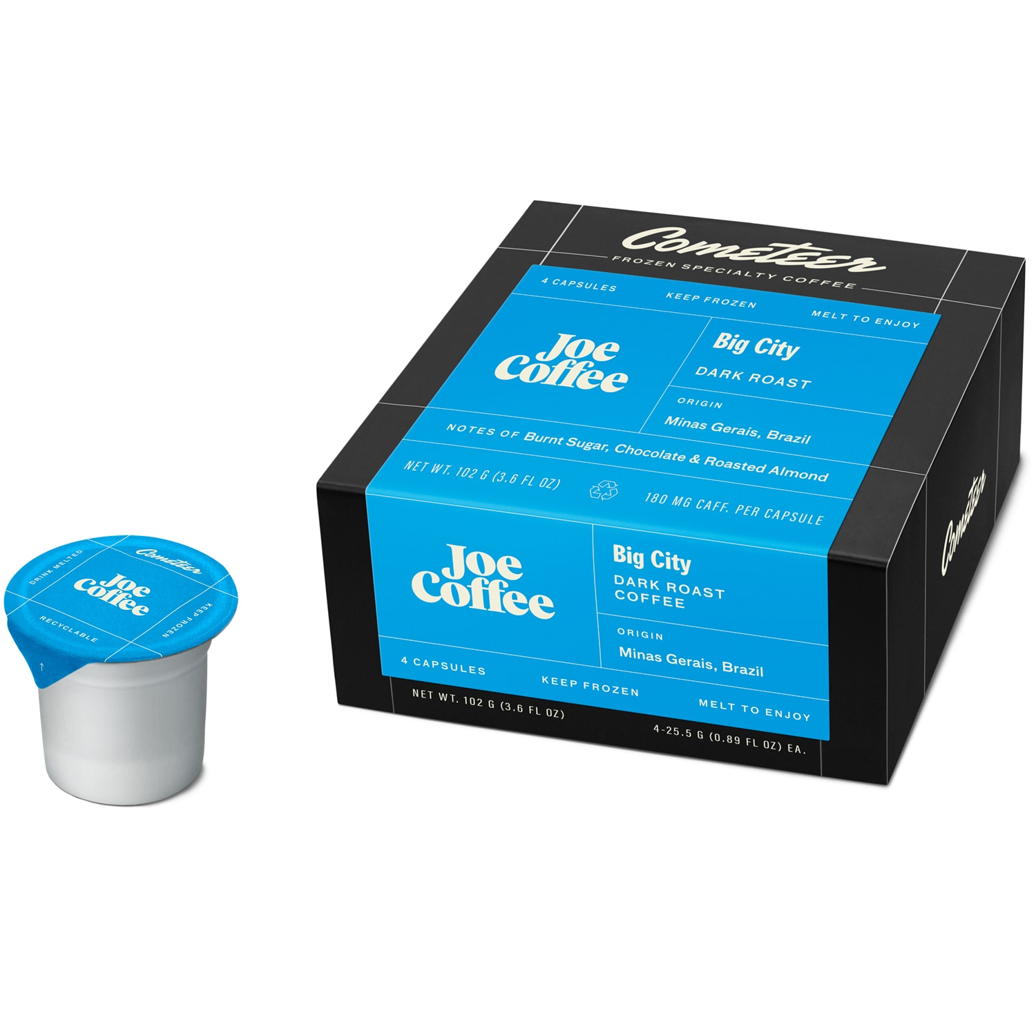 Cometeer Specialty Coffee, Joe Coffee Dark Roast, Frozen, image 1 of 2 slides