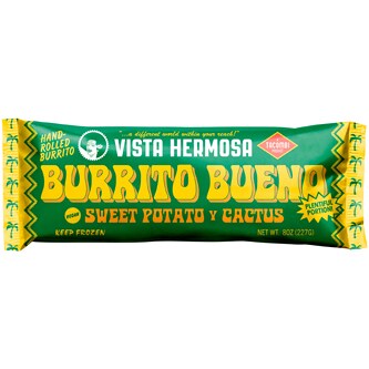 Vista Hermosa Burrito Bueno, Sweet Potato & Cactus, Frozen