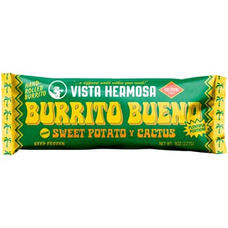 Vista Hermosa Burrito Bueno, Sweet Potato & Cactus, Frozen