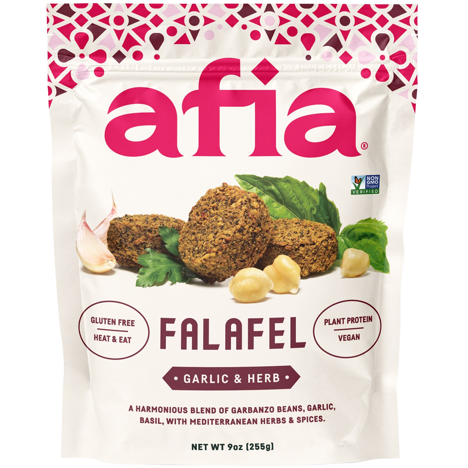 Afia Falafel, Garlic & Herb, Frozen