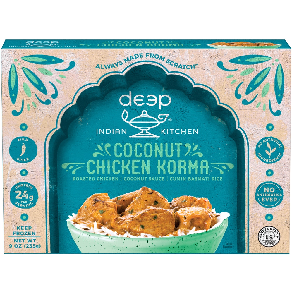 Deep Indian Kitchen Coconut Chicken Korma, Frozen
