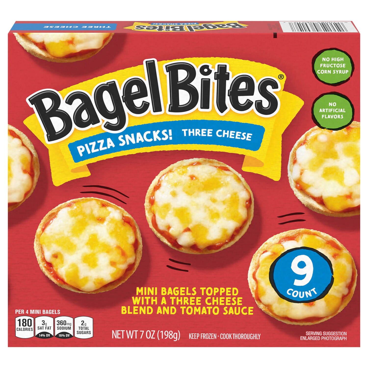 Bagel Bites Three Cheese Bagel Pizzas