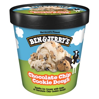 Ben & Jerry's Ice Cream, Chocolate Chip Cookie Dough 