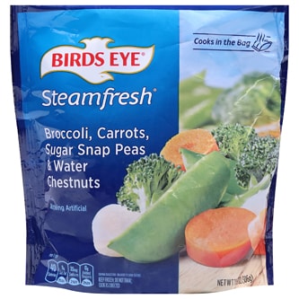 Birds Eye Steamfresh Broccoli, Carrots, Sugar Snap Peas & Water Chestnuts, Frozen
