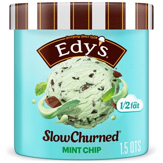 Edy's Slow-Churned Light Ice Cream, Mint Chocolate Chip 