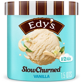 Edy's Slow-Churned Light Ice Cream, Classic Vanilla 