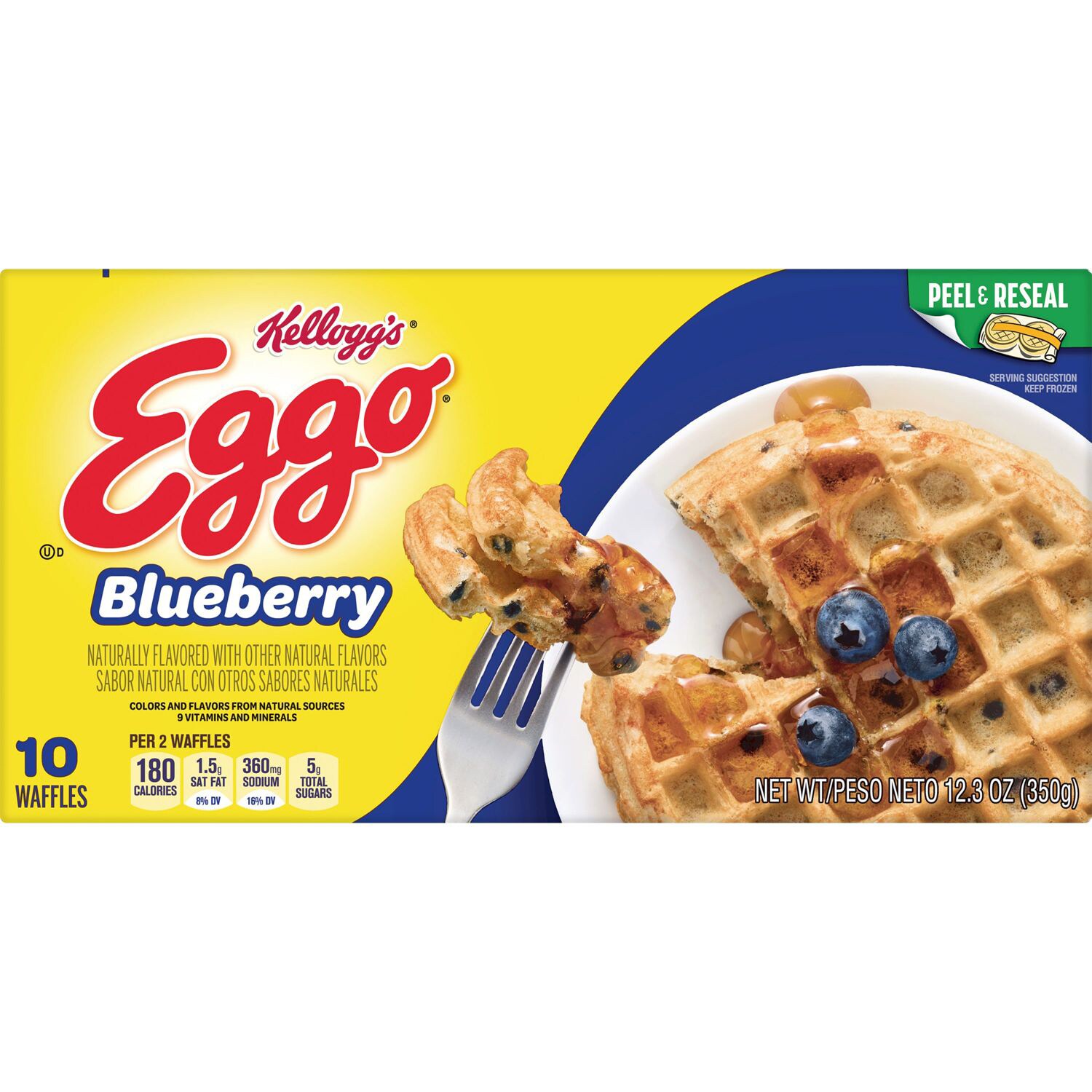 Kellogg's Eggo Waffles, Blueberry