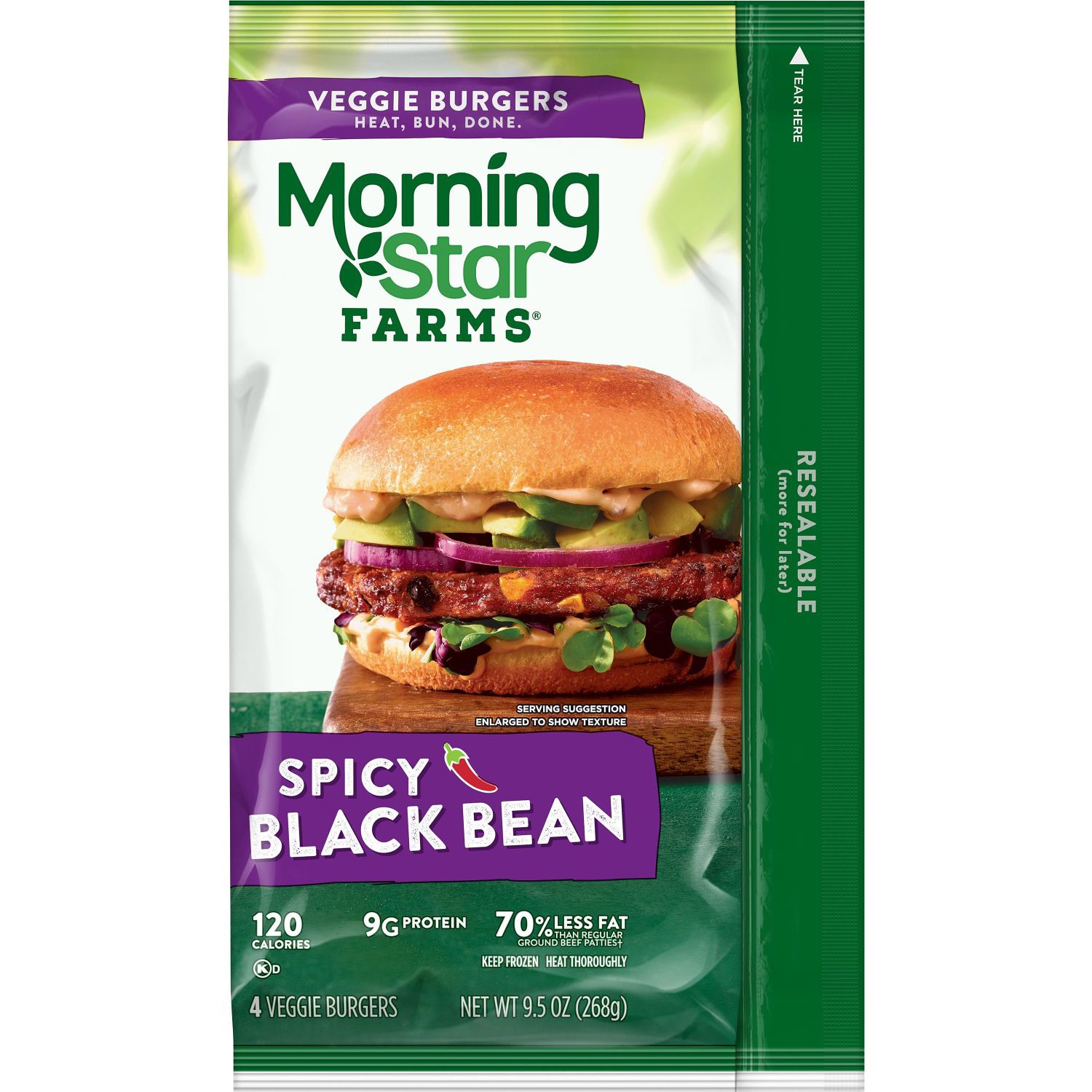 Morningstar Farms Spicy Black Bean Burger