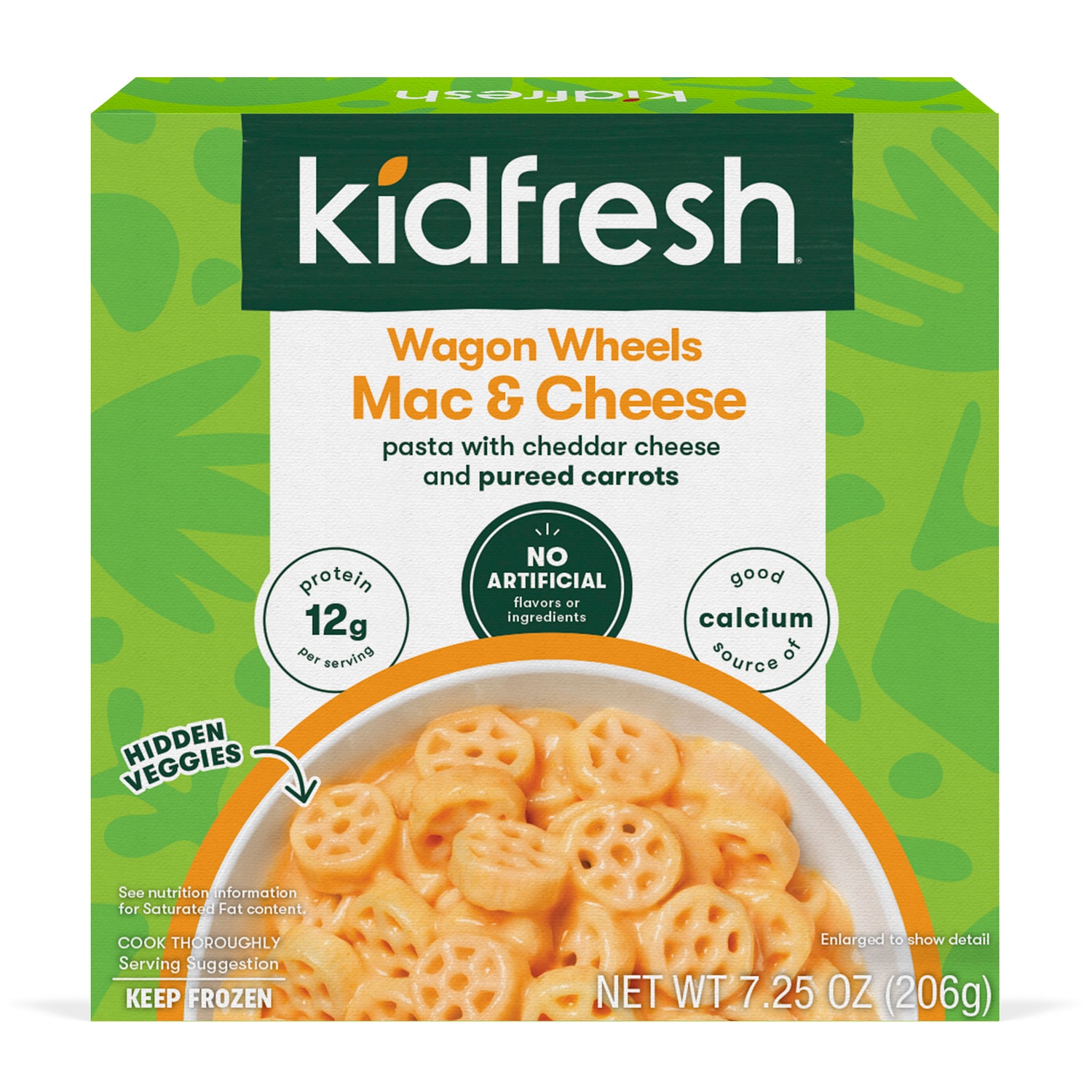 Kidfresh Wagon Wheels, Mac & Cheese