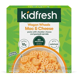 Kidfresh Wagon Wheels, Mac & Cheese
