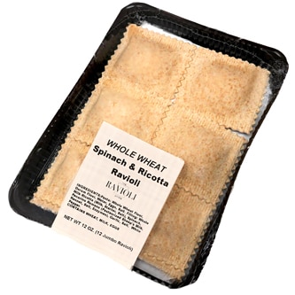 The Ravioli Store Whole Wheat Spinach and Ricotta Ravioli, Frozen