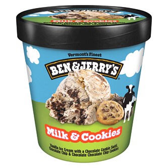 Ben & Jerry's Ice Cream, Milk and Cookies