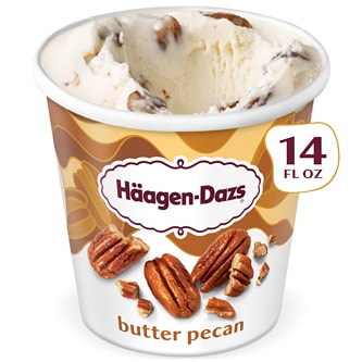 Haagen-Dazs Ice Cream, Butter Pecan