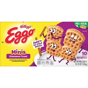 Kellogg's Eggo Mini Waffles, Cinnamon Toast