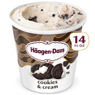 Haagen-Dazs Ice Cream, Cookies & Cream
