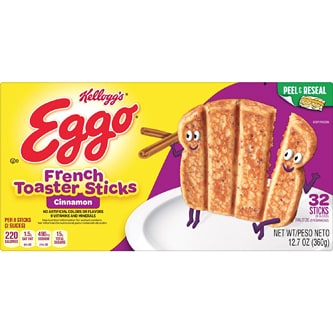 Kellogg's Eggo French Toaster Sticks, Cinnamon
