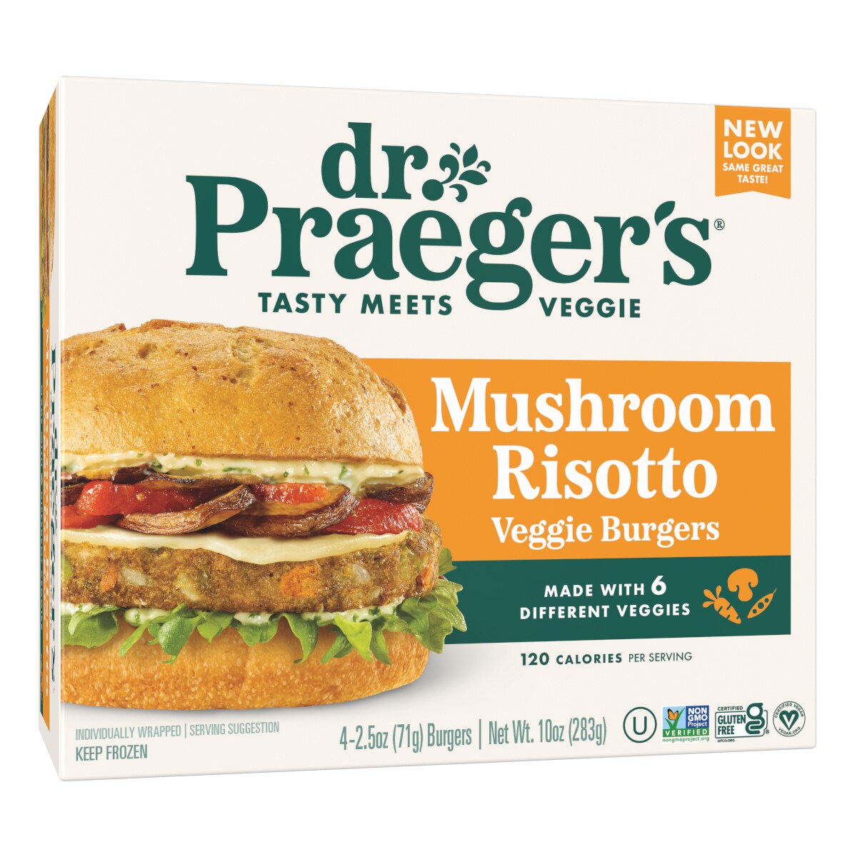 Dr. Praeger's Mushroom Risotto Veggie Burgers