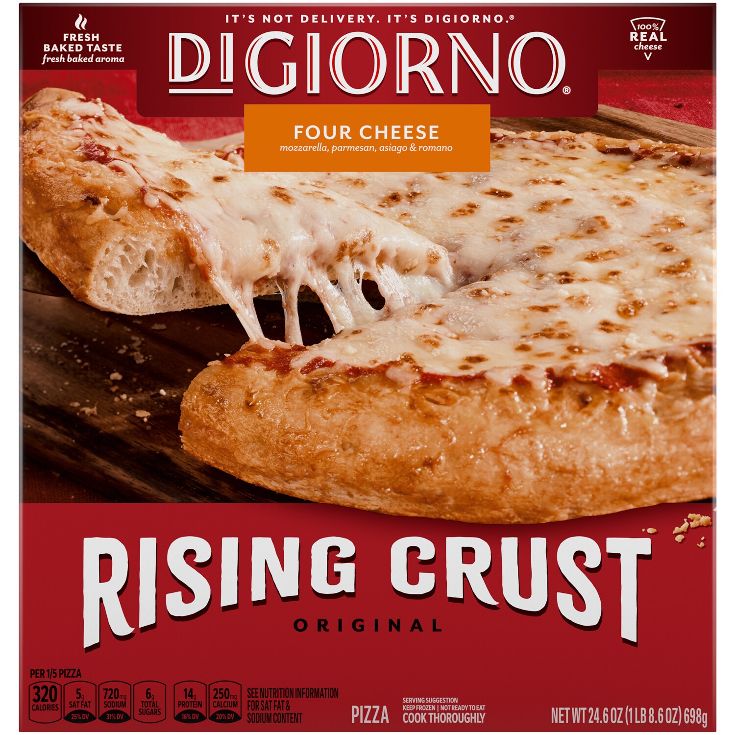 DiGiorno Original Rising Crust Pizza, Four Cheese