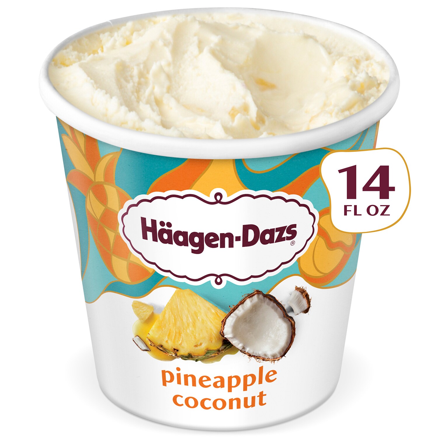 Haagen-Dazs Ice Cream, Pineapple Coconut