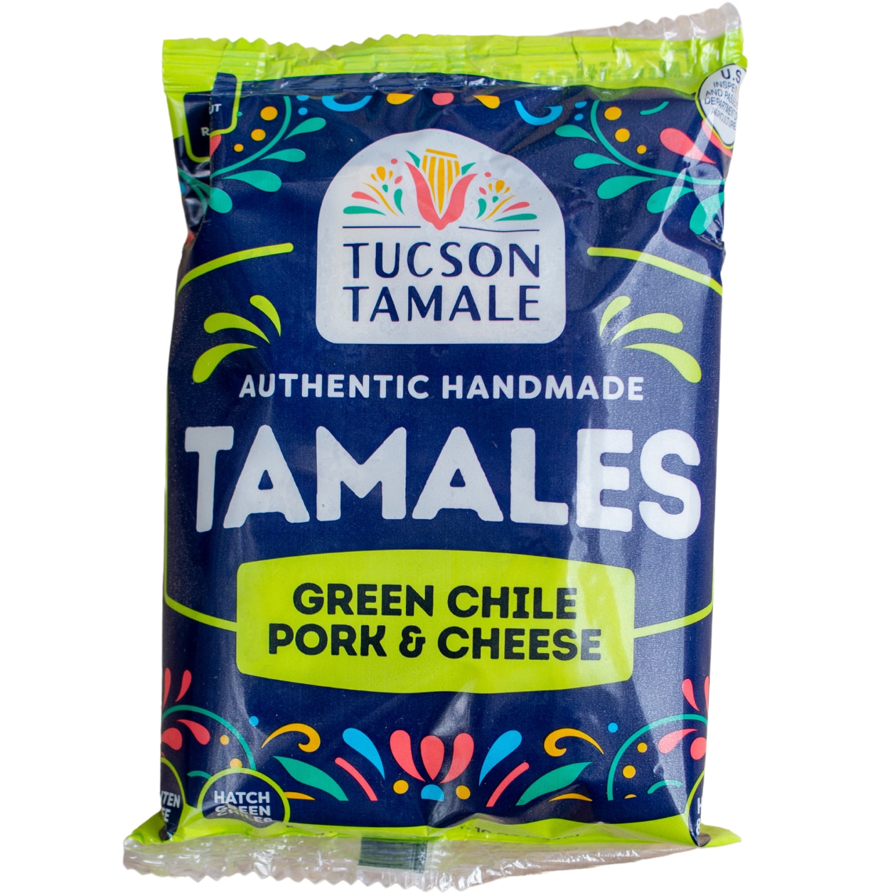 Tucson Tamale Green Chile Pork & Cheese Tamales