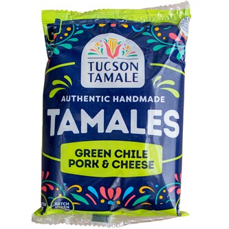Tucson Tamale Green Chile Pork & Cheese Tamales