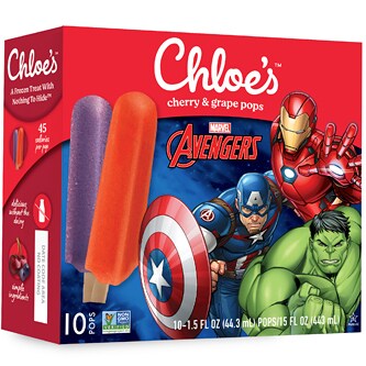 Chloe's Avengers Pops, Cherry & Grape 