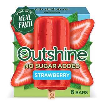 Outshine No Sugar Added Fruit Bars, Strawberry