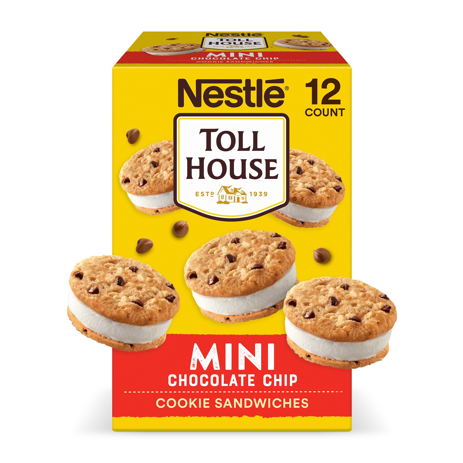Nestlé Toll House Mini Vanilla Chocolate Chip Cookie Sandwiches