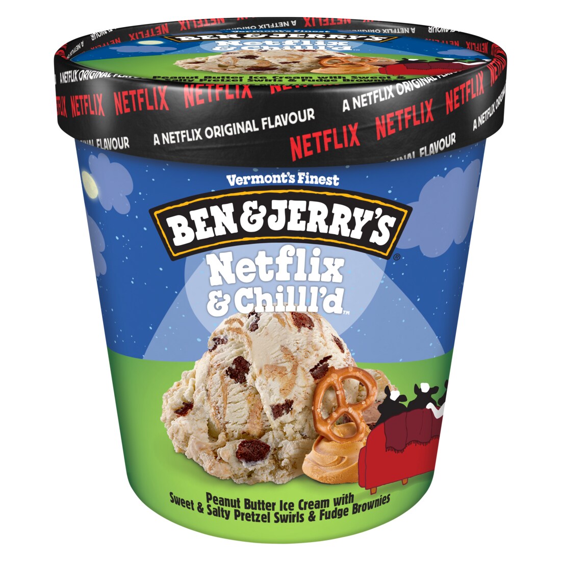 Ben & Jerry's Ice Cream, Netflix & Chill'd