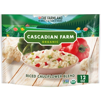 Cascadian Farm Organic Riced Cauliflower Blend, Frozen