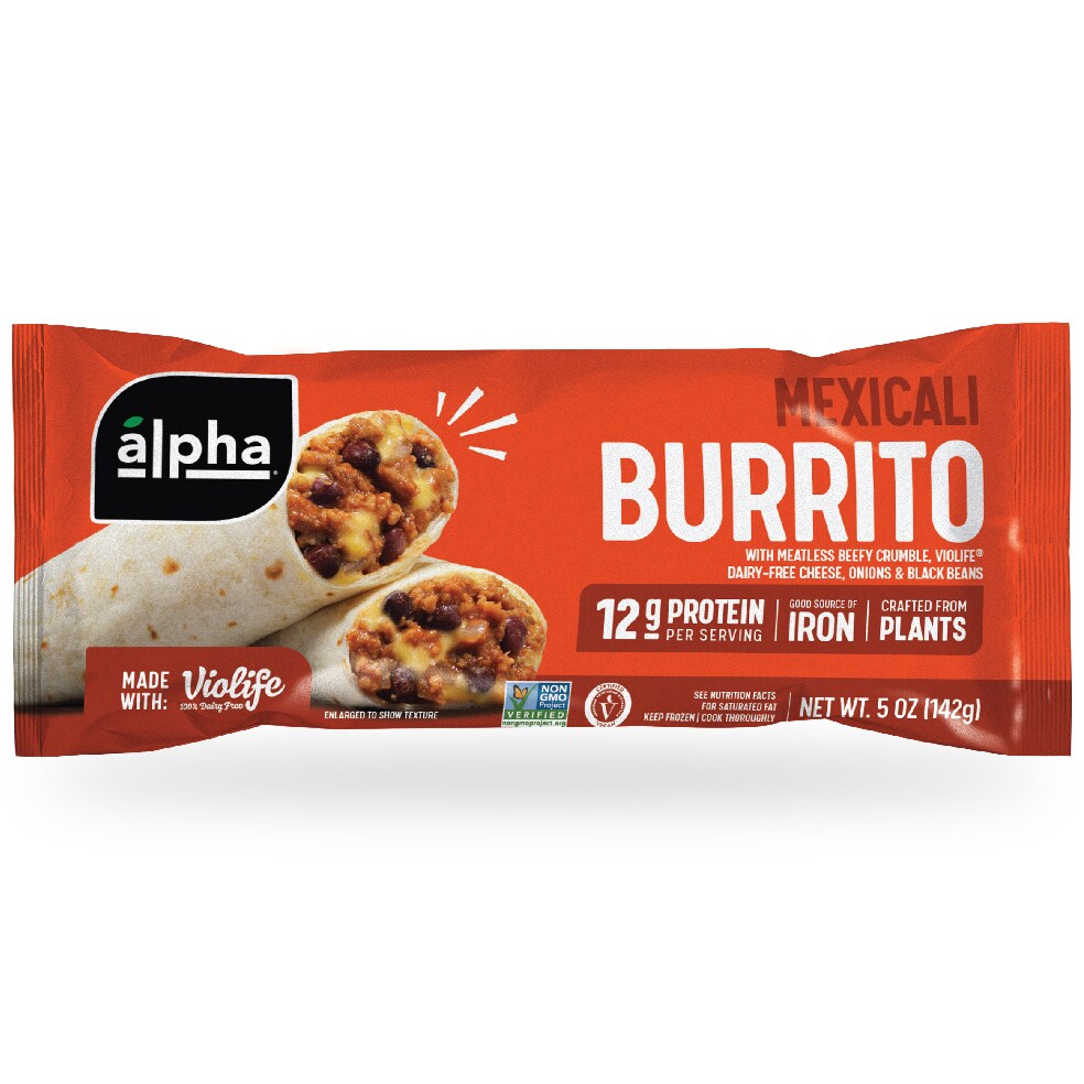 Alpha Foods Plant-Based Mexicali Burrito