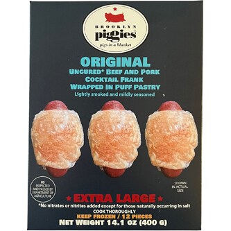 Brooklyn Piggies Pigs in a Blanket, Original, Frozen