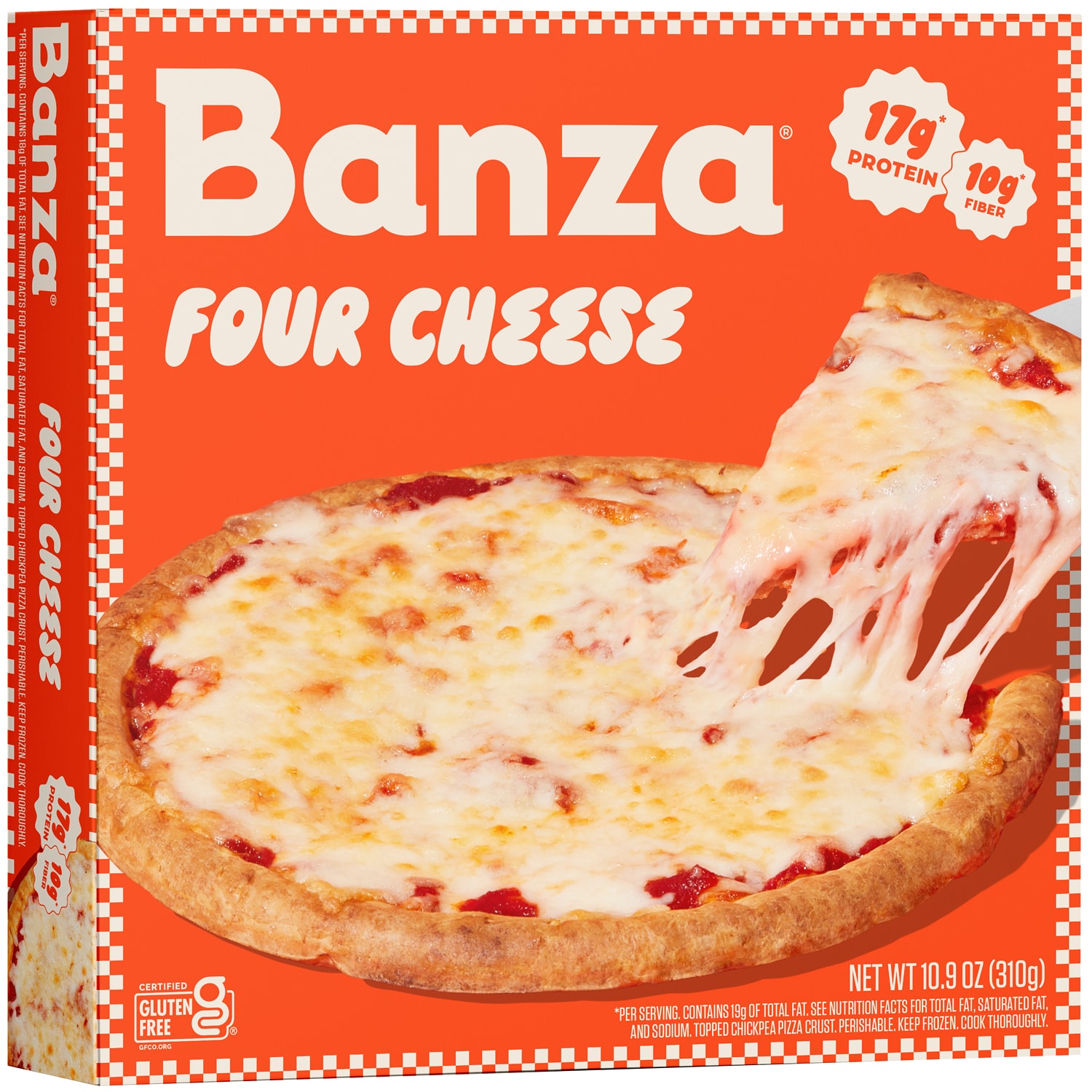 Banza Chickpea Pizza, Four Cheese
