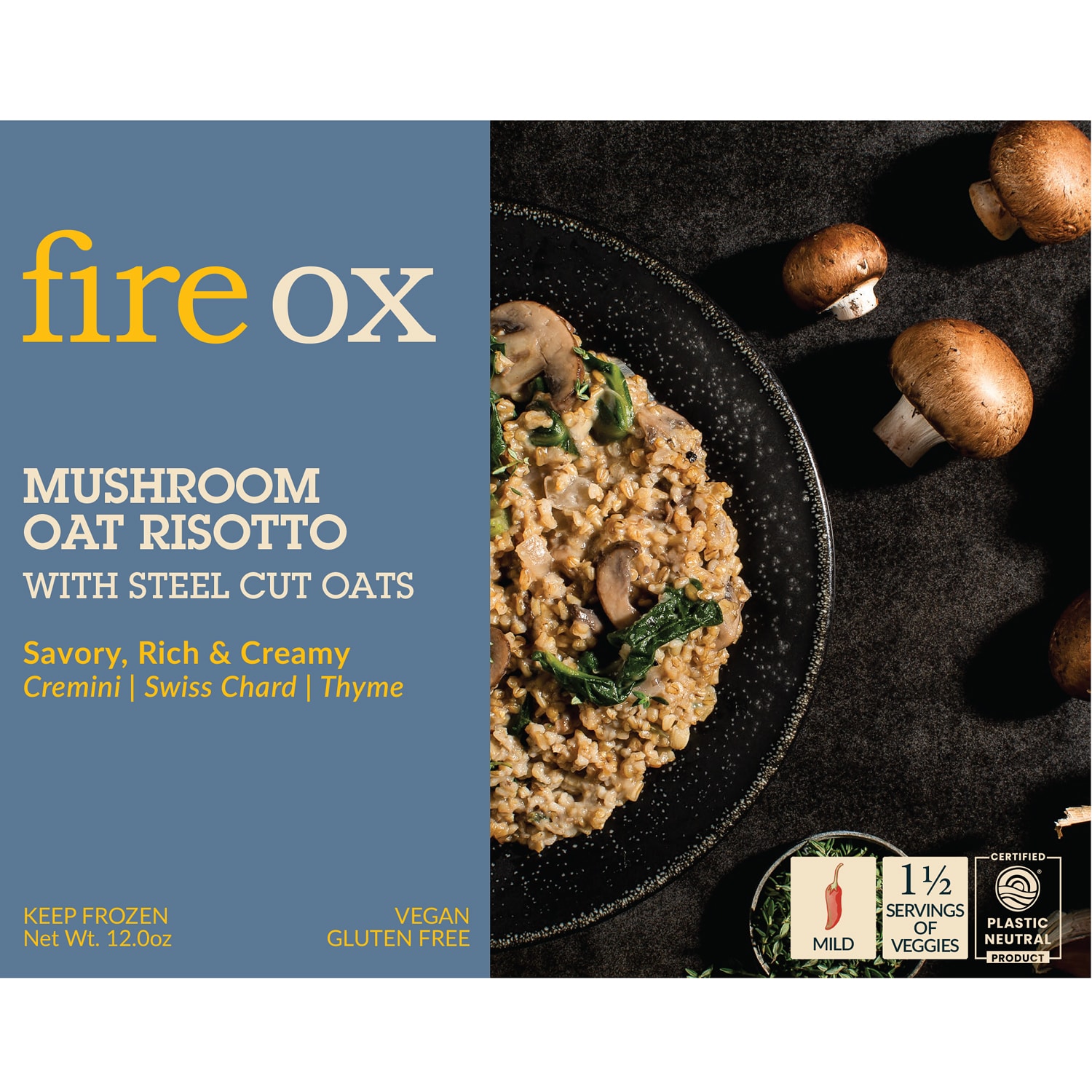 Fire Ox Mushroom Oat Risotto