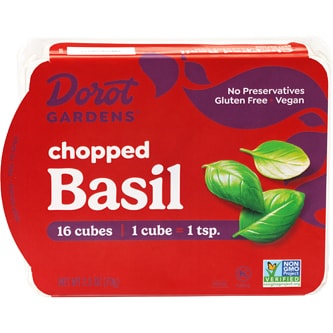 Dorot Gardens Chopped Basil, Frozen