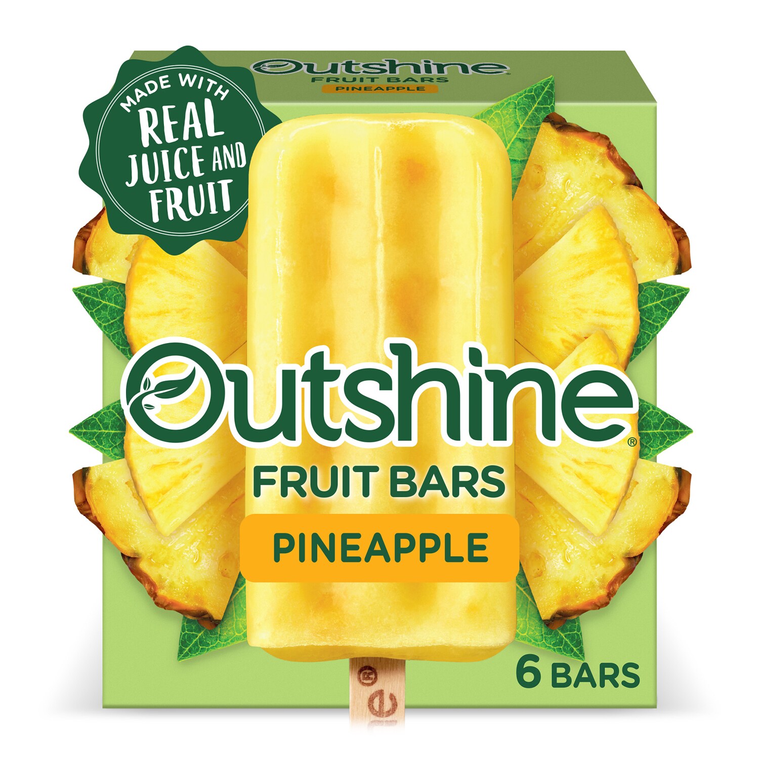 Outshine Fruit Bars, Pineapple