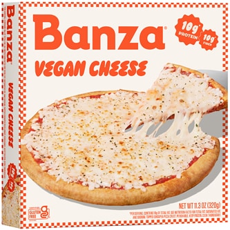 Banza Chickpea Pizza, Plant-Based Cheese