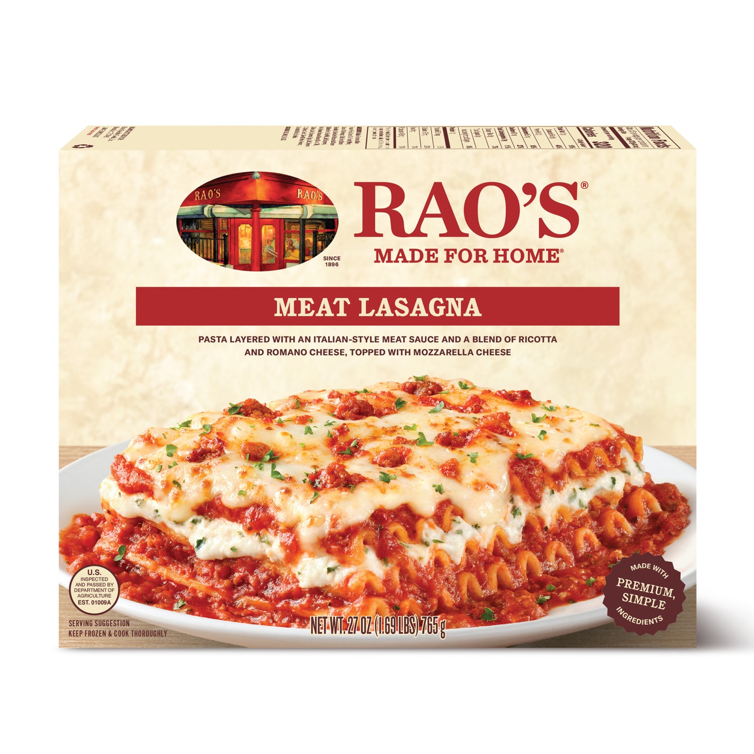 Rao's Made for Home Meat Lasagna