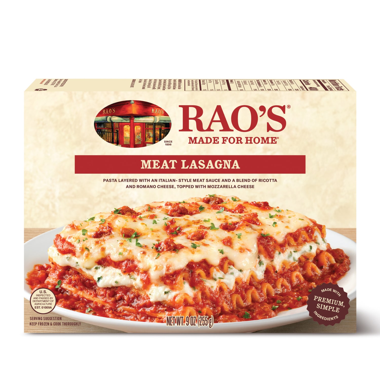 Rao's Made for Home Meat Lasagna