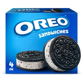 Oreo Frozen Dessert Sandwiches