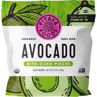 Pitaya Foods Organic Bite-Sized Avocado, Frozen