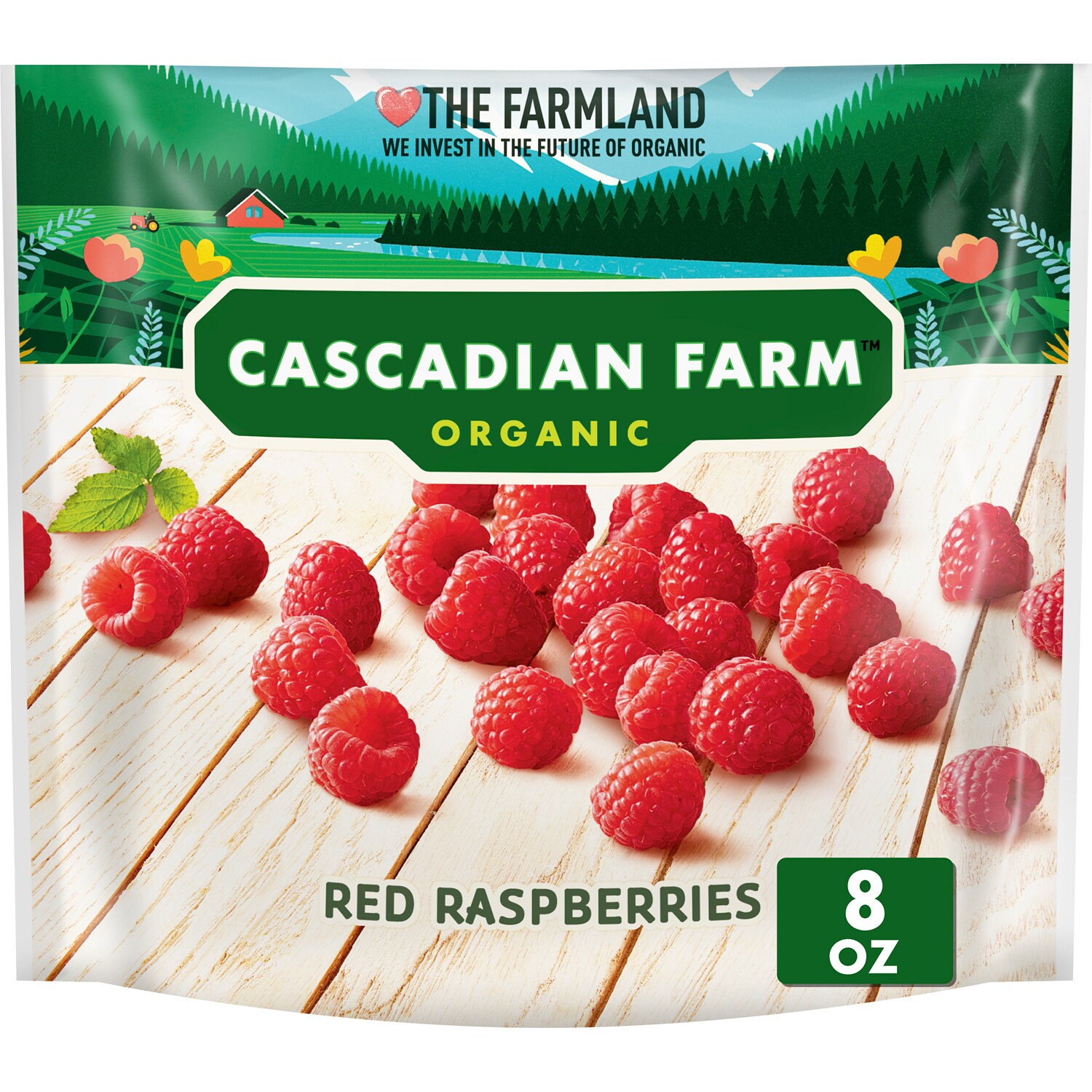 Cascadian Farm Organic Red Raspberries, Frozen