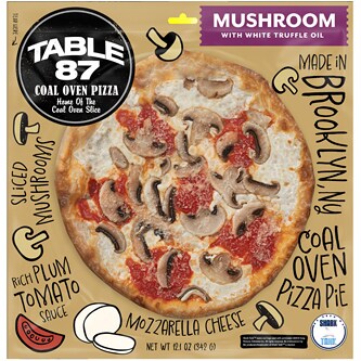 Table 87 Coal Oven Pizza, Mushroom, Frozen