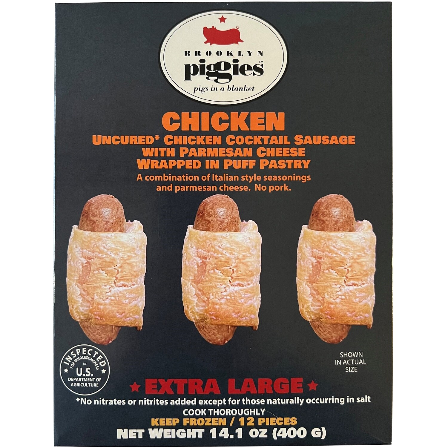 Brooklyn Piggies Pigs in a Blanket, Chicken, Frozen