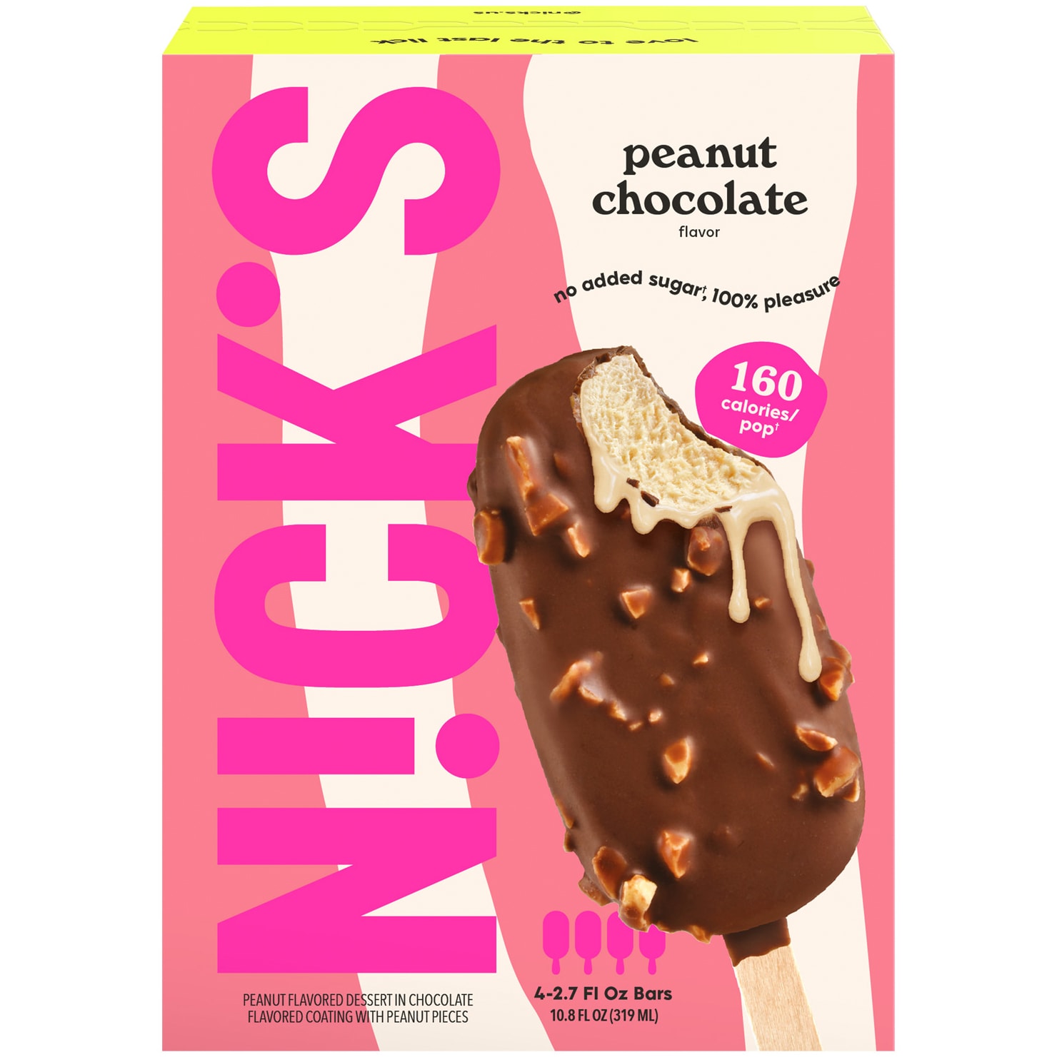 N!ck's Ice Cream Bars, Peanut Chocolate