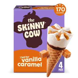 Skinny Cow Ice Cream Cones, Next Level Vanilla Caramel