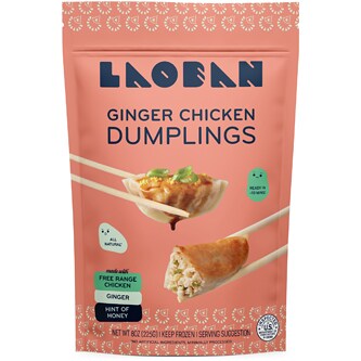 Laoban Dumplings, Ginger Chicken, Frozen