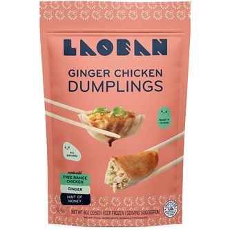 Laoban Dumplings, Ginger Chicken, Frozen