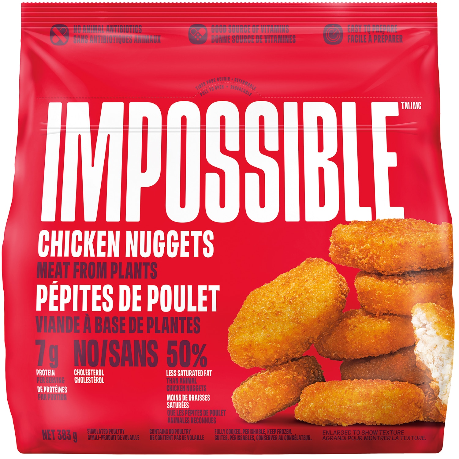 Impossible Plant Based Chicken Nuggets, Frozen