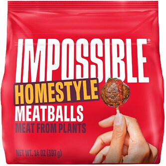 Impossible Plant Based Meatballs, Homestyle, Frozen